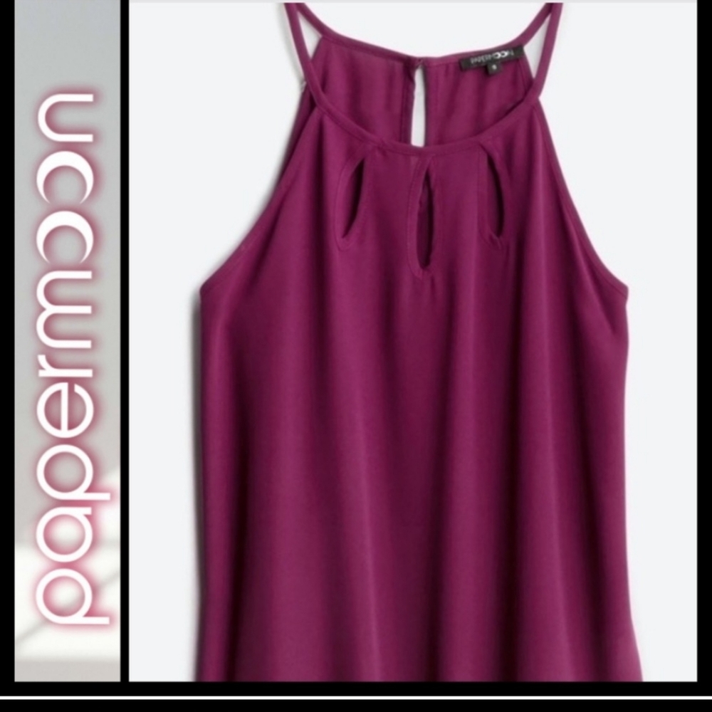 Papermoon keyhole camisole style blouse
